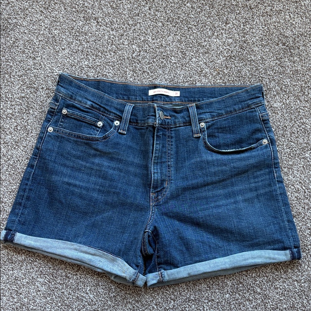 Levi's Blue Jean Shorts for Women